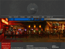 Tablet Screenshot of leerestaurant.com